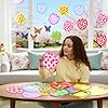 DoubleFill 48 Pcs Spring Tulip Suncatchers Craft Kits DIY Stained Glass Effect Tissue Paper Kits Bulk for Home Window Decor Ornament Party Art Activities #5