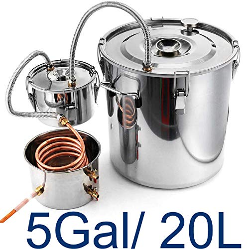 VANELL Alcohol Moonshine Still Brewing Stainless Steel Distiller Water Wine Alcohol Distiller Distilling