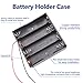 TWTADE 8PCS Battery Holder Case in Series Double 1/2/3/4 Slots 3.7V with Wire Leads for 18650 Battery I-034