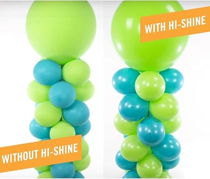 Hi-Shine Balloon Shining Spray, 8 Ounce Bottle, Clear, (43156)