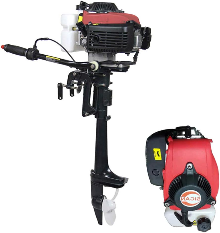 How do you adjust the idle speed on an outboard motor