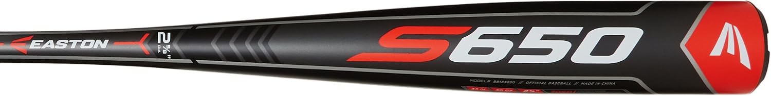 Easton 2018 S650 BBCOR - High School/Collegiate Baseball Bat -3