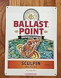 cutespree Ballast Point Sculpin IPA Craft Beer Brewery San Diego California Steel Sign L Home Wall...