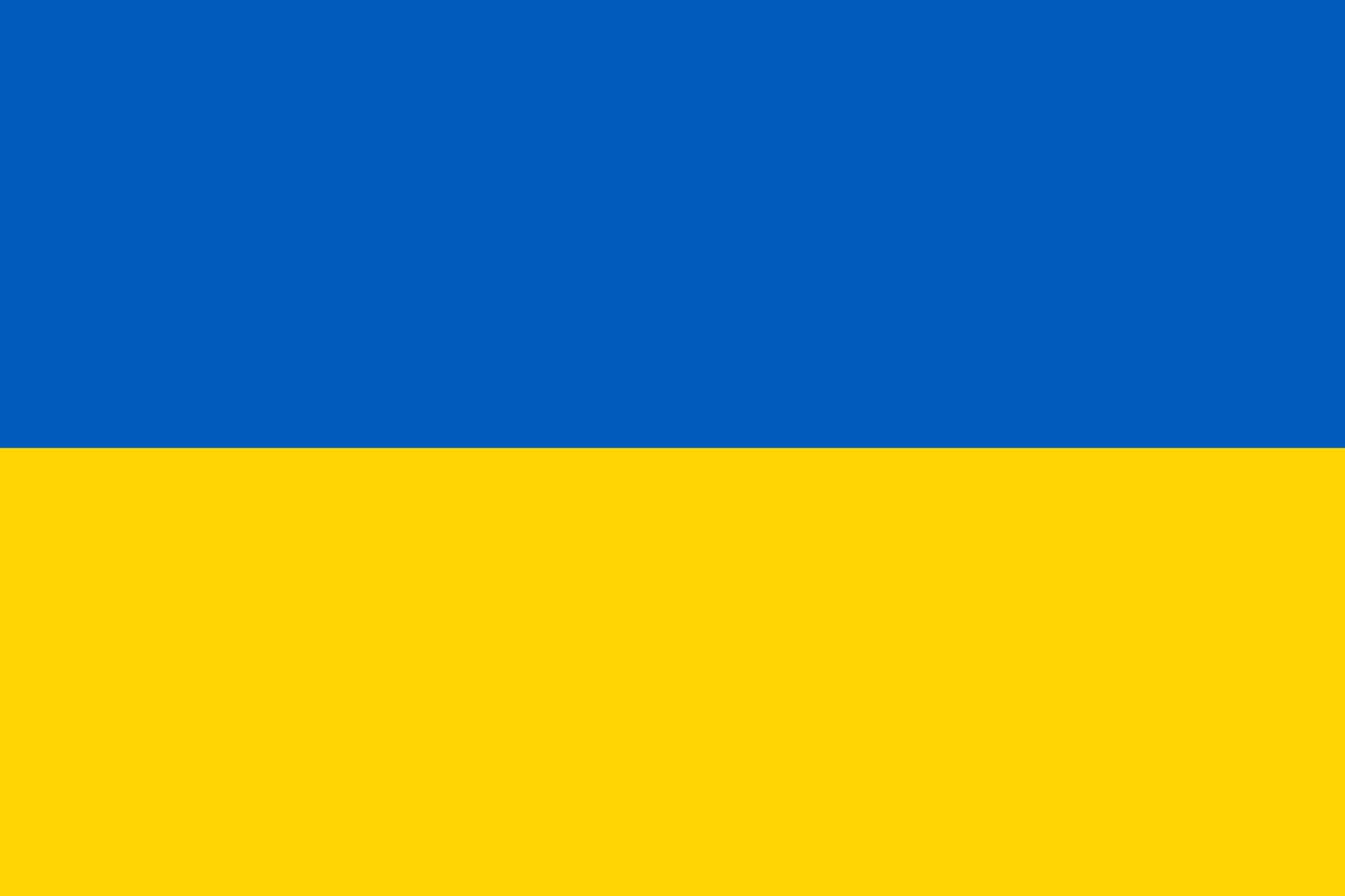 My Planet Large 5'x3' Ukraine Flag Premium Quality Ukrainian Supporter Fans Decoration Flag
