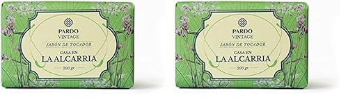 Pardo Jabón Natural - 200 g (Paquete de 2)