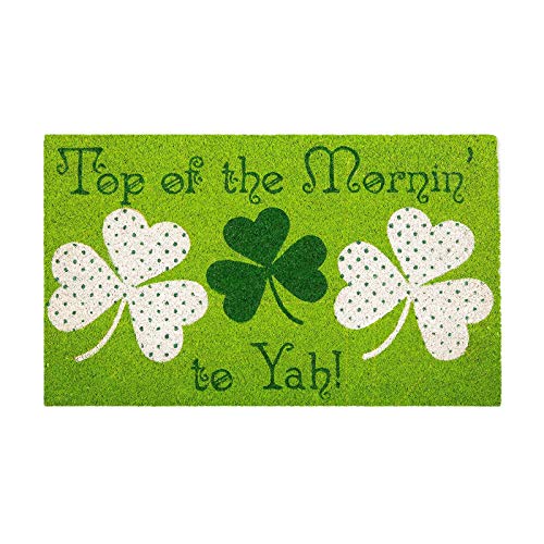 St Patricks Day Door Mat 23.6 X 15.7 Inch Indoor Outdoor Welcome Doormat Non Slip Irish Shamrocks Decorative Doormat For Holiday Home Front Door Rugs Outside Entry (St.patricks-08) #TOP7