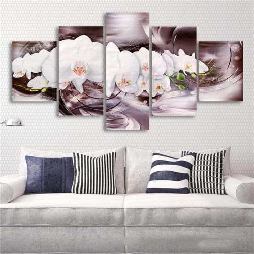 Diamond painting adultes et enfants pour décor de mur salon motif château 5 pièces
