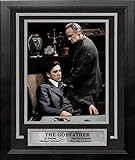 Al Pacino & Marlon Brando The Godfather Michael & Vito Corleone 8' x 10' Framed Photo