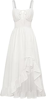 Renaissance Dress Women Summer Sleeveless Corset Sundress with Pockets - Buy now