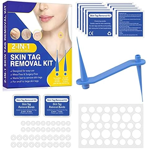 Zoeypick Skin Tag Remover Patch, Zoeypick Skin Tag Removal Patches, Large Skin Tag Removal Kit, Painless 2-in-1 Micro Skin Tag Remover for Safe and Effective Removal 2-7mm Skin Tags, Warts, Moles Cover