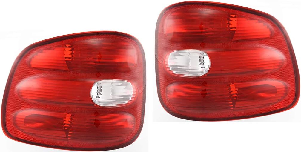 Garage-Pro Rear Tail Light Assembly For 1997-2000 Ford F-150 Flareside, Set of 2, Driver and Passenger Side, Tail Lights Assembly