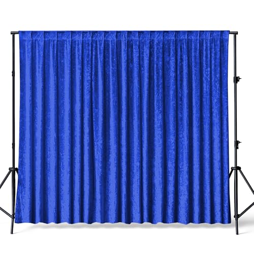 Toile de fond velours bleu roi 3x3m studio photo mariage