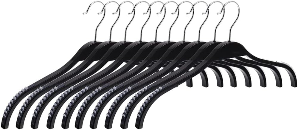 1 Set 10 Pcs Clothing Hangers Coat Traceless Clothes