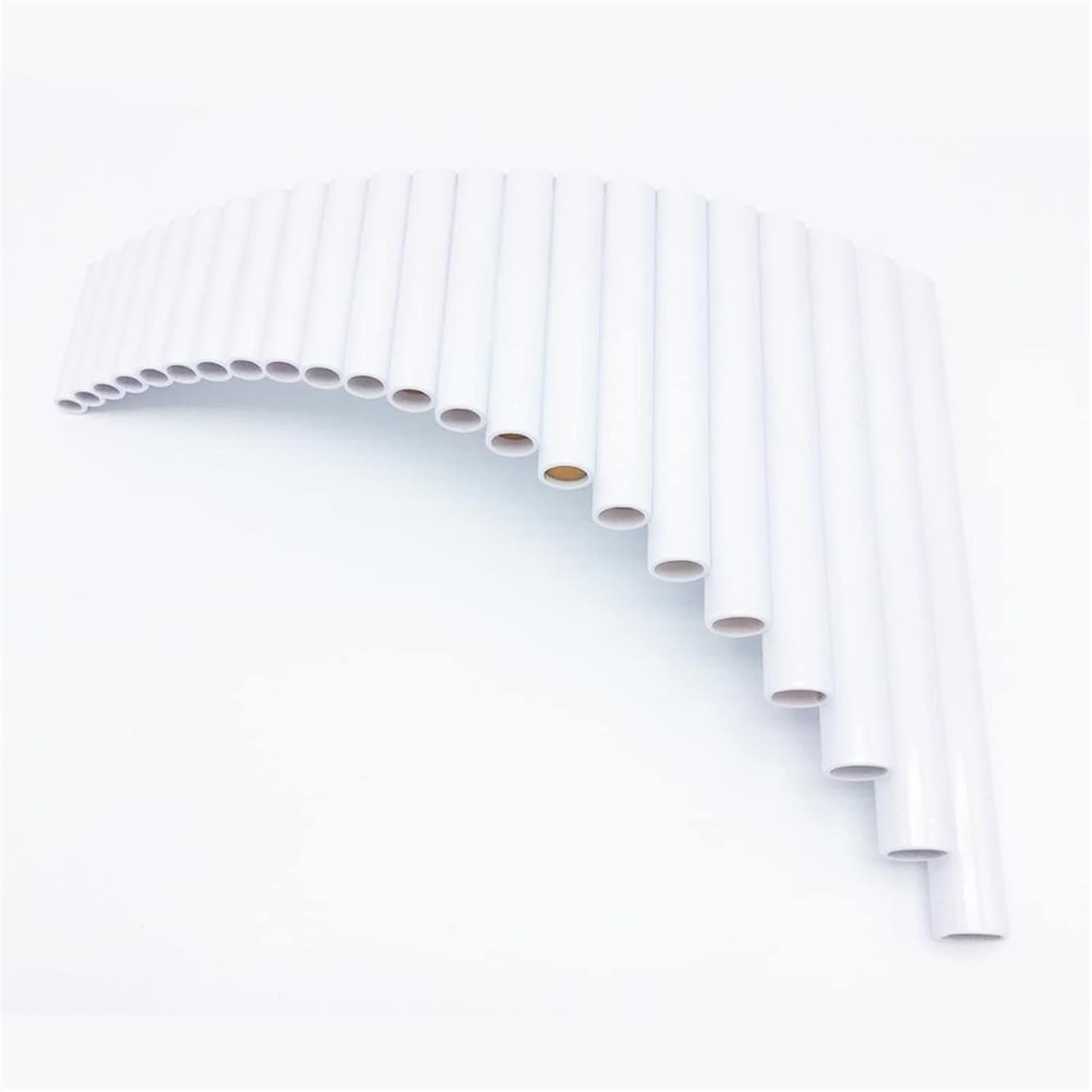 PanPipes Woodwind Instrument 22 Pipes G Key Tunable ABS Plastic PanFlute Professional Pan Pipe Woodwind Musical Instrument Panpipes (Color : White Right Hand)
