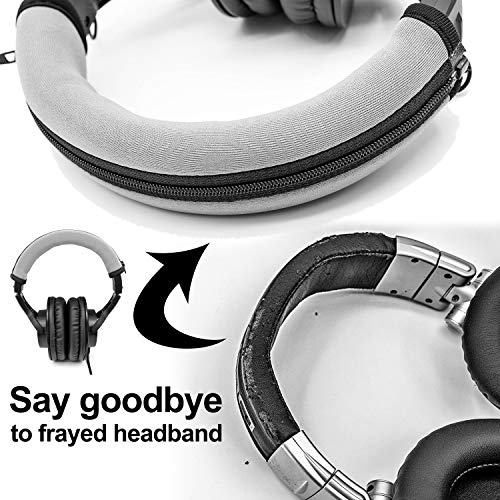 Replacement Headband Cover Compatible ATH M50X M50 M40X M40 M30X M20X Headphones (Silver) miniatura 3