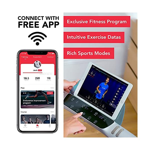 OVICX-Q2S-Folding-Portable-Treadmill-Compact-Walking-Running-Machine-for-Home-Gym-Workout-Electric-Treadmills-with-LED-Display-Device-Holder-Treadmill-for-Small-Spaces-30HP-Weight-Capacity-265-Ibs OVICX Q2S Folding Portable Treadmill Compact Walking Running Machine for Home Gym Workout Electric Foldable Treadmills with LED Display Phone Holder for Small Spaces 3.0HP Weight Capacity 300 lbs