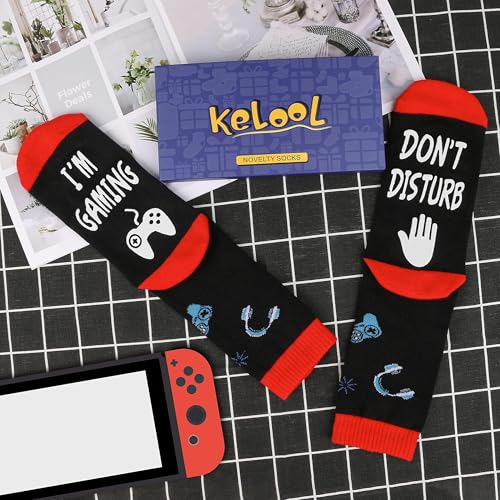 Do-Not-Disturb-Im-Gaming-SocksBoy-Gifts-IdeasMen-Gifts-For-ChristmasFunny-Gamer-Socks-Gifts-for-MenHimDadSonsTeenBoys