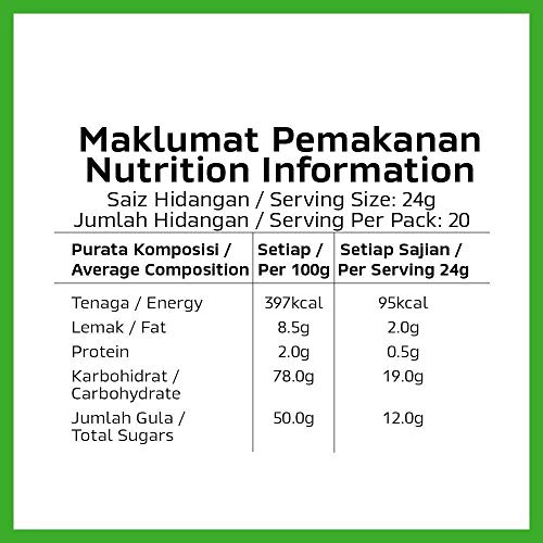 Malaysia Best Brand Nestle NESCAFE Premix Latte Hazelnut / Smooth Creamy Aromatic Nutty Flavor (20 sticks x 24g)