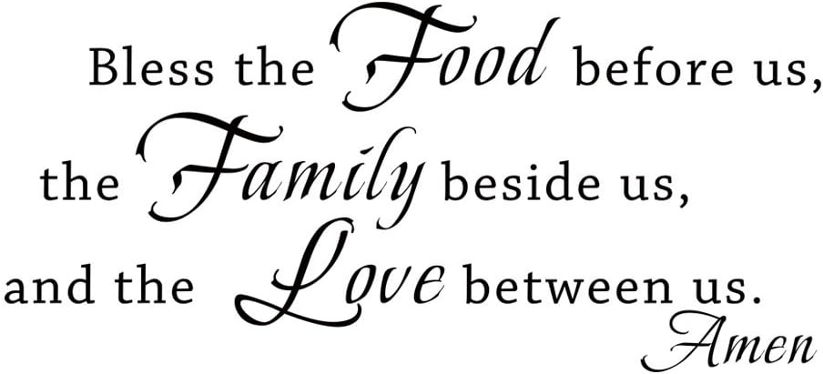 The Family Beside Us And The Love Between Us Vinyl Bible Wall Decal Religious Sayings Letters Words Mural Art Sticker Brown