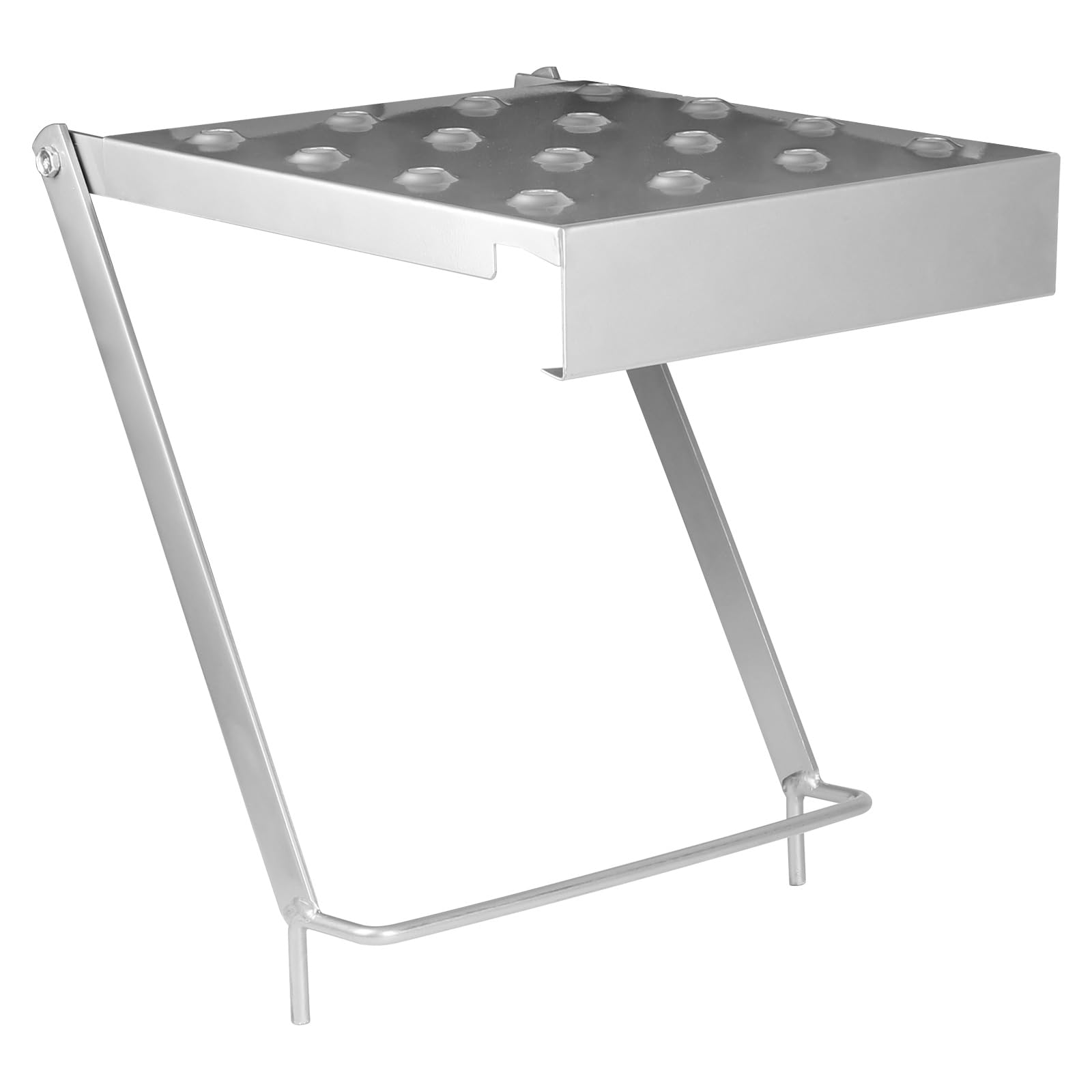 DBREAKS Piattaforma per Scala, Piattaforma Scala Acciaio Legato, Piattaforma di Lavoro Antiscivolo, Tiene 150 kg