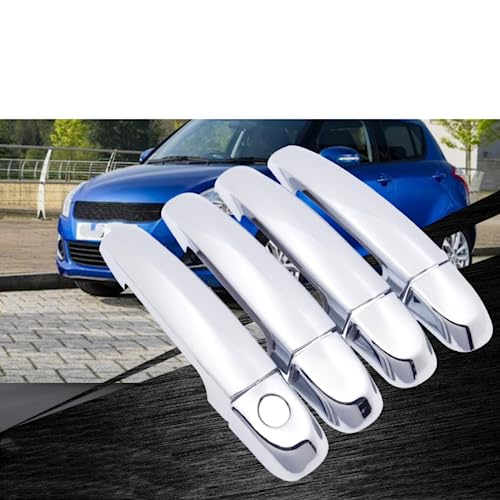 Cubierta de manija de puerta cromada de alta resistencia para Suzuki DZire 2