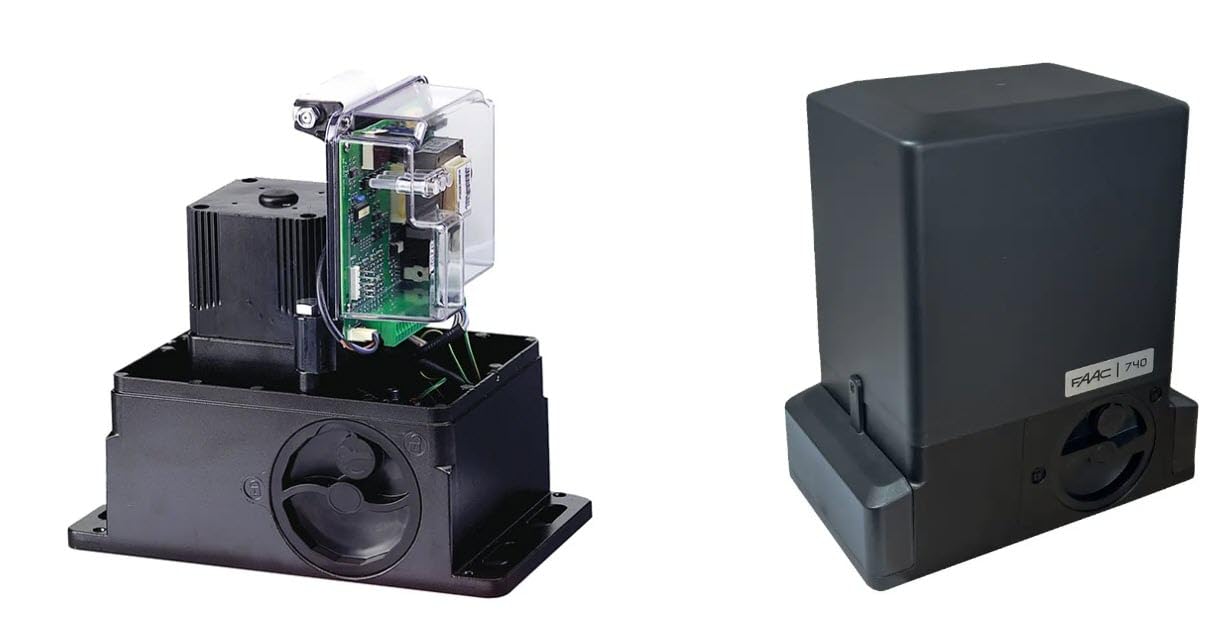 Silnik automatyki bramy przesuwnej 500 kg - silnik z przekładnią 740 SAFE 230 V - Bezpieczeństwo przed zgniataniem 1097805 - oryginalny