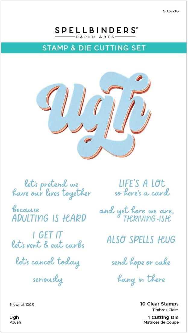 Ugh Clear Stamp & Die Set