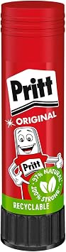 Pritt Stick Yapıştırıcı, Güvenli ve Çocuk Dostu El işi Yapıştırıcısı, Hızlı ve Pratik Yapıştıran Okul ve Ofis Malzemesi, 1x43g Pritt Stick Yapıştırıcı
