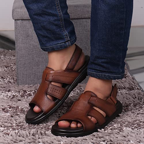 Image of Red Chief Genuine Leather Casual Sandal for Men | RC3791