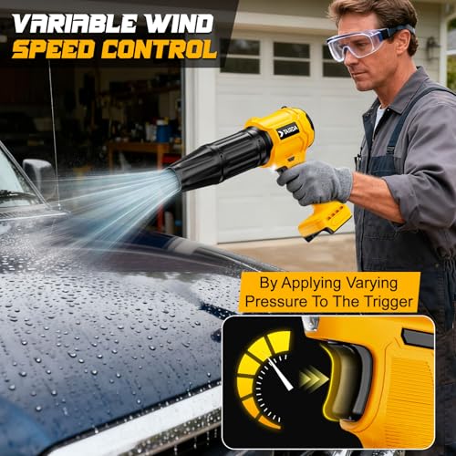 TAIRDA Brushless Leaf Blower Compatible for Dewalt 20V Battery(NO Battery) by TAIRDA - Used condition - Image 3