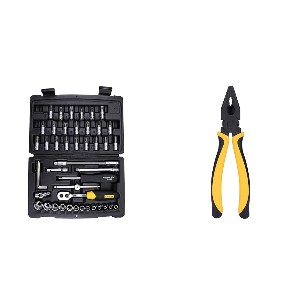 STMT72794 1/4'' Square Drive Metric Socket Set with Double Nickel Chromium Alloy (46-Pieces)