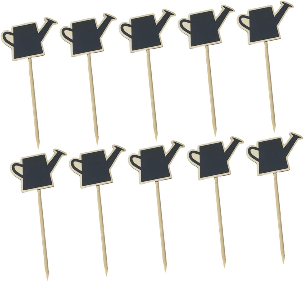 Flowerpot Topper 10pcs Wood Mini Chalkboard Picks for Reminders