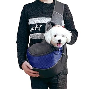Draagdoek hond, hondentas voor kleine honden en katten tot 5 kg kruislichaam hondendraagtas voor outdoor en reizen