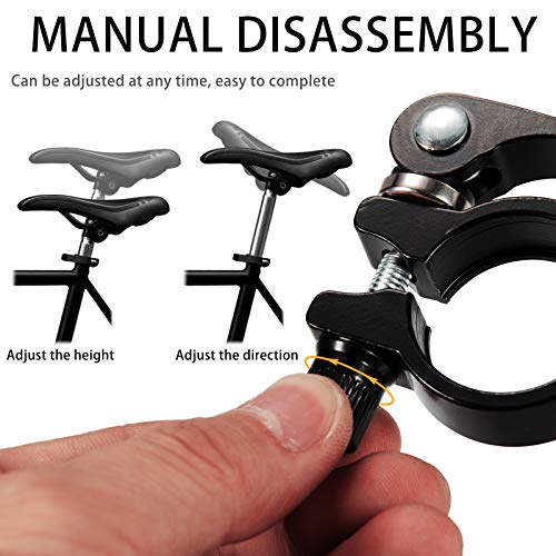 image for CEDAR BRIGHT Bike Seatpost Clamp Aluminium Alloy - Bicycle Quick Relea