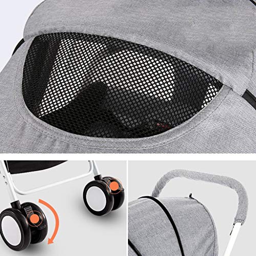 Reissysteem Lichtgewicht Baby kinderwagens Kan Zitten Lay Aluminium Draagbare Vouwen Kinderwagens Tweeweg Reizen… - Afbeelding 4