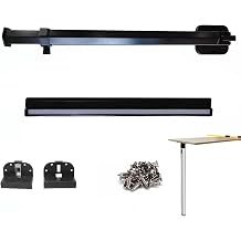 RV Table Mount RV Accessories, Removable Table Leg, Table Rail, Height Adjustable Aluminum Alloy Table Leg, Suitable for Camping RV Color Black, Size 500mm/19.8inch