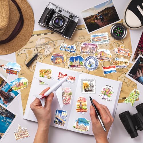 100PCS Netherlands Stickers, Waterproof Vinyl Decals - 3