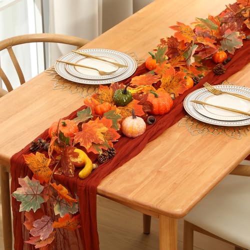 Fanfanwin 33 Pcs Thanksgiving Fall Table Centerpieces Decorations for Home
