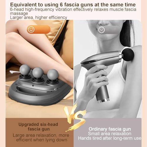 Masseur électrique pour le corps multi-mode à 6 têtes interchangeables LED - 4