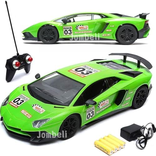 Wizplex WizToy Italian Sports Remote Control Car (3 Months Warranty) with High Speed, LED Light & USB Charging RC Car Toy for Kids Boys & Girls of 3-10 Years Age