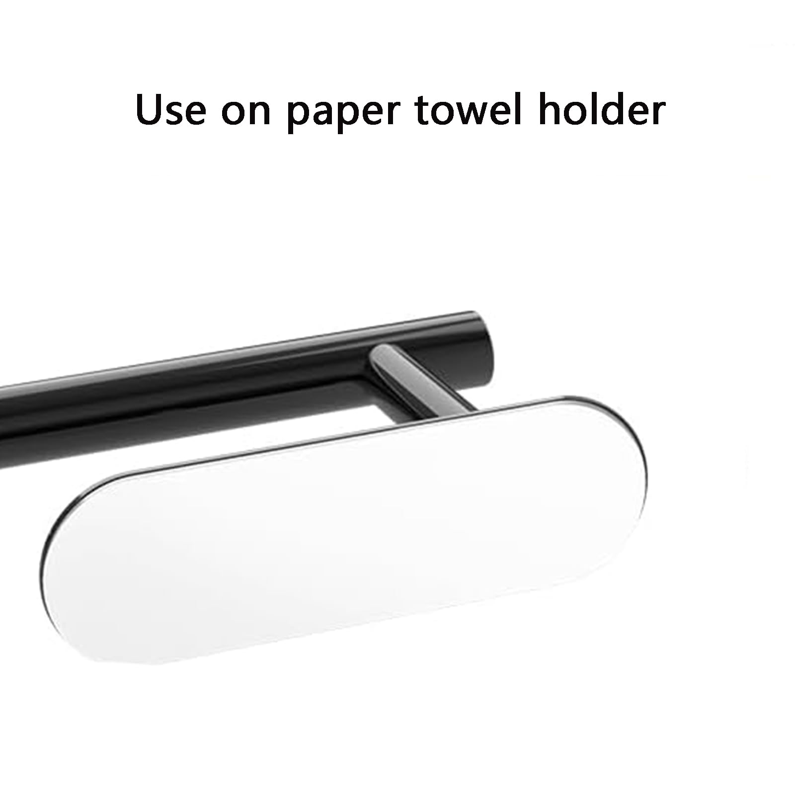 Tiras autoadhesivas – Tiras adhesivas de repuesto para soporte de toallas de papel, soporte para toallas de papel debajo del gabinete, 5.7 x 1.5 pulgadas (paquete de 2) 4