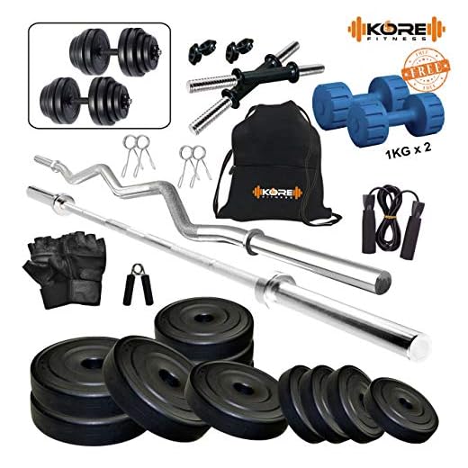 Kore K-PVC-20KGCOMBO2 Home Gym and Fitness Kit