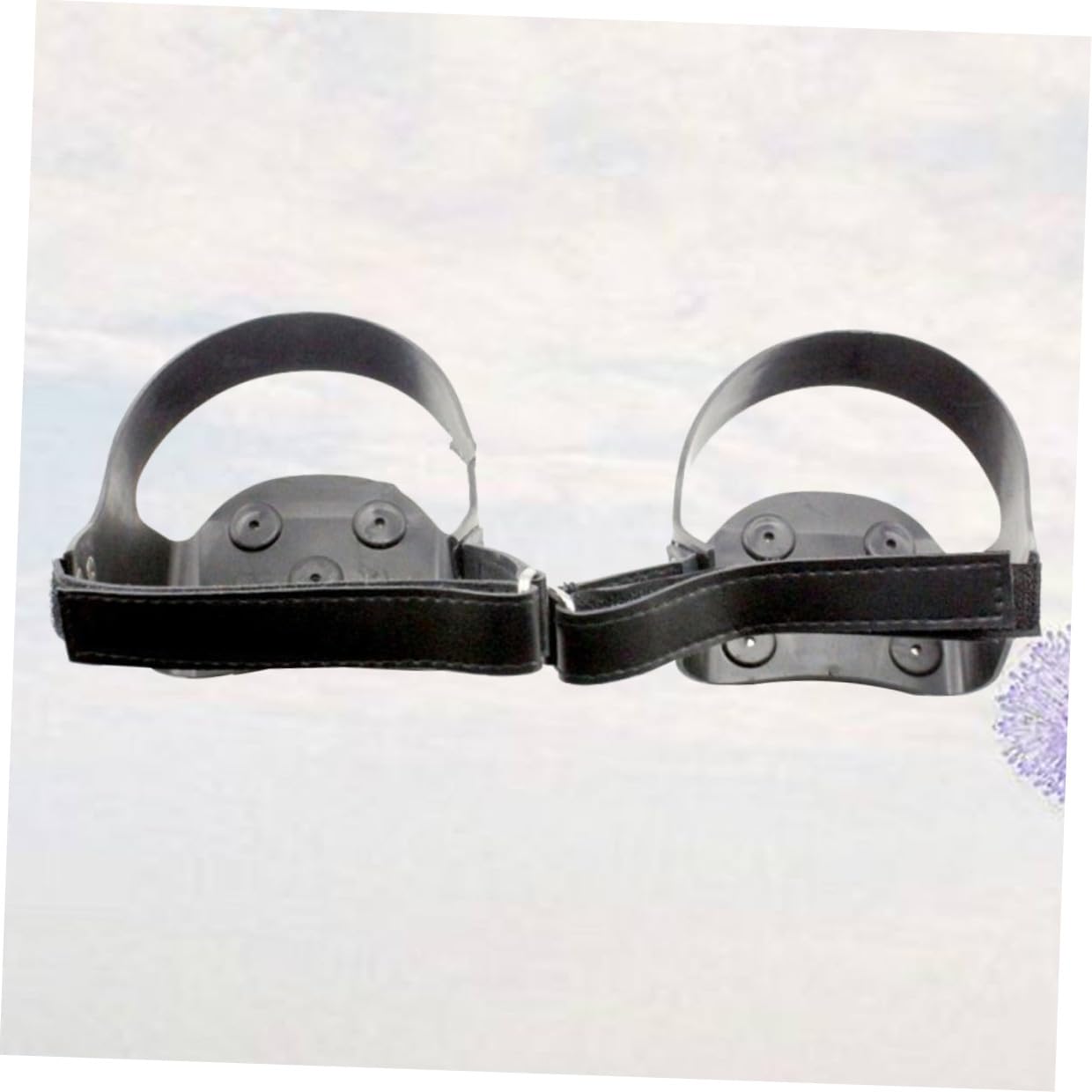 VANZACK 1 Cramponi Antiscivolo Silicone con Punte per Scarpe Protezione per Escursionismo e Arrampicata su Ghiaccio e Design Riflettente Taglia
