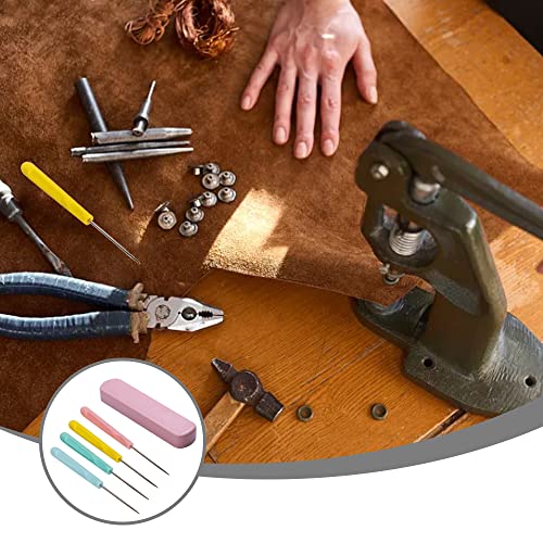 Lstcpglai 1 Set Hand Craft Diy Tool Set Plastics Handle Scratch Awl Sewing Tailors Awl For Punch Stitching Sewing Accessories (Random Color) #TOP5