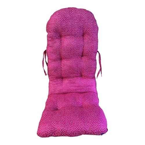 Rattano Schaukelstuhl - Auflage pink 120x50 deutsche Herstellung schön weich Cover