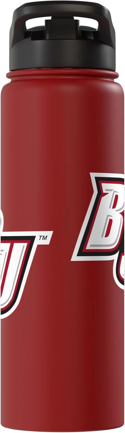 Bridgewater State University BSU logo Stainless Steel Insulated Water Bottle
