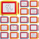 Tinlade 24 Pack Mini Magnetic Drawing Board for Kids, Small Erasable Drawing Pad, Toddler Writing Tablet, Birthday Party Favor, Classroom Prize, Goodie Bag Stuffers for Boy Girl (Classic Color,Cute)