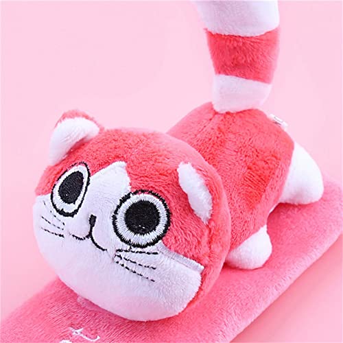 Image of Katutude Car Seat Belt Cushion Car Seat Belt Strap Cover, Cute Animal Plush Shoulder Strap Pad Seat Belt Cover Adjustable Super Soft Belt Protector for Kids Adults, Brown Dog