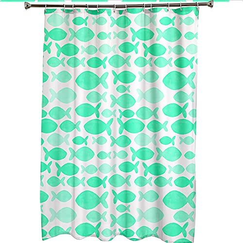 Rideau de douche 180x200cm polyester anti moisissure KnSam vert - 7