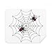 Insect Spider Black Cobweb Illustration Cleaning Cloth Screen Cleaner 2pcs Suede Fabric